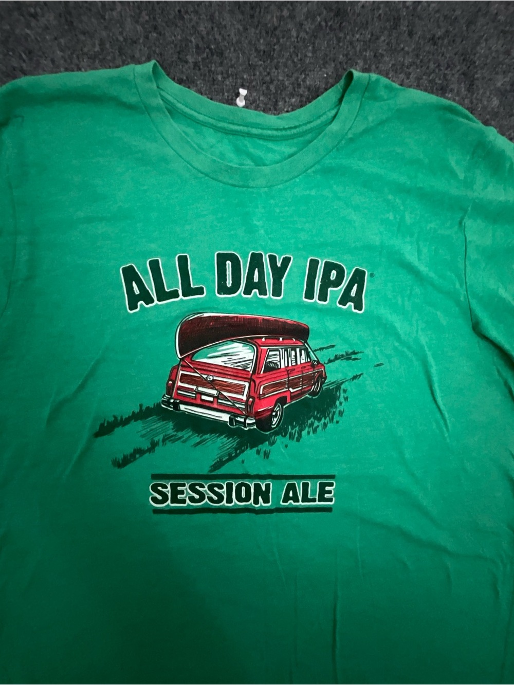 Source Unknown Green 'All Day IPA' Session Ale Shirt by Founders Brewing